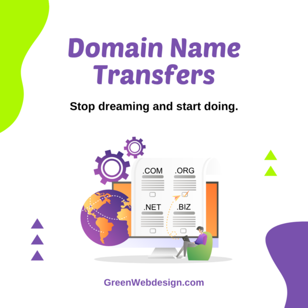 .com domain name transfers