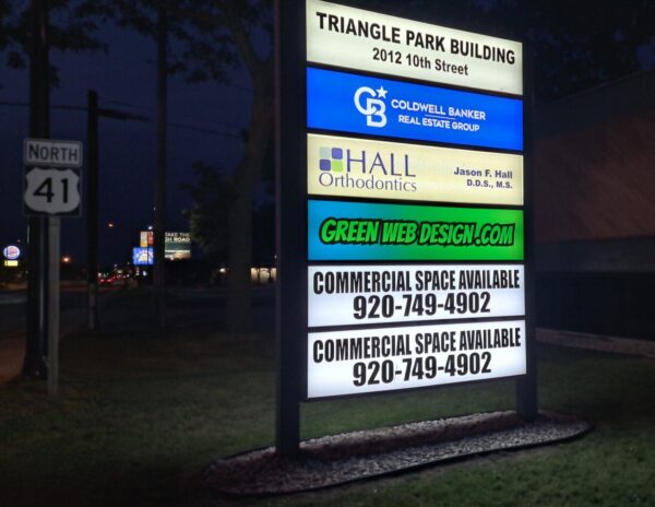 Green Web Design is Located in the Triangle Park Building at 2012 10th Street, Menominee, MI 49858